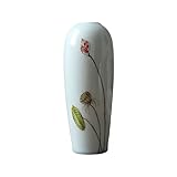 Vase Weiß Blumenvasen Modern aus Keramik für Tischdeko Innenbereich Deko Vasen für Pampasgras (Size : C)