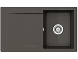 SCHOCK Küchenspüle 86 x 50 cm Epure D-100 Asphalt - CRISTALITE Granitspüle ab 45 cm Unterschrank-Breite
