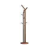 BinOxy Garderobenständer Ganzholzgarderobe Boden Schlafzimmer Zuhause Vertikal hängender Kleiderständer B&B Kleiderständer Innen-Trockenständer Free Standing Coat Rack