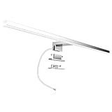 Aogled Led Spiegelleuchte Badezimmer 10W 820LM 60cm 230V 4000K,3-in-1 Klasse II Wasserdicht IP44 Bad Spiegellampe,Kein Flimmern Badlampe Wandbeleuchtung Neutralweiß 600mm Bad Spiegelleuchte