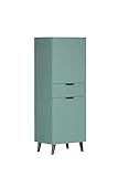 trendteam smart living Highboard, Dusk Blue mit Anthrazit, 49 x 140 x 37 cm
