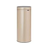 Brabantia Kitchen Touch Abfalleimer, Metallic Gold, 30 l