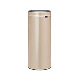 Brabantia Kitchen Touch Abfalleimer, Metallic Gold, 30 l