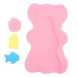 minkissy 1 Set Badeschwamm-Pad Rutschfeste Duschmatte Rutschfeste Badematte Babyschwamm Weicher Säuglingsbad Säuglingsbadeschwamm Babybadewanne Säuglingsdusche Schwammkissen