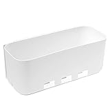 BYYLECL Schubladenregal zur Wandmontage, für Küche, Badezimmer, Weiß
