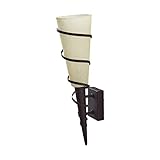 Lindby Wandleuchte, Wandlampe Innen 'Anouk' (Landhaus, Vintage, Rustikal) in Braun aus Metall u.a. für Wohnzimmer & Esszimmer (1 flammig, E14) - Wandfackel, Wandstrahler, Wandbeleuchtung Schlafzimmer
