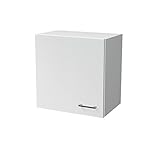 Flex-Well Küchen-Hängeschrank LUCCA | Oberschrank vielseitig einsetzbar | 1-türig | Breite 60 cm | Weiß