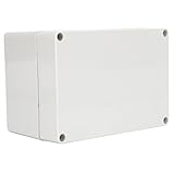 Abzweigdose Wasserdicht, ABS Kunststoff Staubdicht Wasserdicht IP65 Abzweigdose Universelles elektrisches Projekt Gehäuse Weiß 6,3 x 4,3 x 3,5 Zoll (160 x 110 x 90 mm)