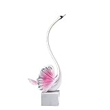 IXART Skulptur Deko Tierstatue Ornament Schwan Skulptur Legierung Ornamente Home Desktop Dekorationen for Wohnzimmer Couchtisch Schreibtisch Garderobe Statuen und Skulpturen (Color : Roze, Size : L)