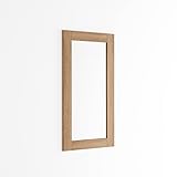 ARHome Wandspiegel, 126 x 66 cm, Aztekische Eiche, Spiegel, Made in Italy