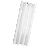 Garneck Einfarbige Vorhänge Vorhang Für Kleine Fenster Halbdurchsichtige Flächenvorhänge Hellgraue Vorhänge Vorhang Für Die Küche Ösen-Fenstervorhänge Volant Café Kurzer