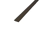 Dalsys Übergangsprofil flach Vinyl, Laminat & Parkett Champagner 90cm x 35mm, 16 Stück, Übergangsschiene aus Aluminium eloxiert, Bodenleiste, zum Schrauben, inkl. Befestigungsmaterial - Türschwelle
