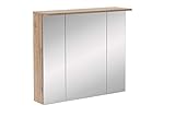 Schildmeyer Nora Spiegelschrank 142530, Eiche Landhaus Dekor, 80,5 x 16 x 72,3 cm (B/T/H)