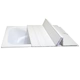 PVC-Fensterladen-Badedeckel, Badewannentablett Badewannenabdeckung, Staubdicht Zusammenklappbar Isolierabdeckung for Zuhause, Badezimmer, Spa-Erlebnis (Size : 175x75x0.6cm)