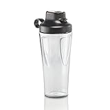 Bosch ToGo-Flasche MMZBT01B, Smoothie-ToGo-Flasche 0,6 L, bruchsicher, robust, Trinkflasche mit Deckel, geschmacksneutral, passend für OptiMUM Küchenmaschine, VitaPower Serie 4 und VitaPower Serie 2