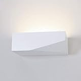 Wall lamp, 8W LED Wandleuchte Moderne Design Elegante Rectangle Wohnzimmer Esszimmer Schlafzimmer Kopf Halle Wandlampe Acryl Eisen Dekorative Innen-Lighting W26cm * H16cm warmes Licht 3000K Warm