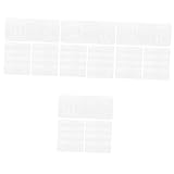 Cabilock 80 Stück Spurlos Paste Schnapp-Wandhalterung Edelstahl-Regal Eckregal Duschregal Selbstklebende Duschregale Duschregale Für Die Innenwand Der Dusche Transparenter