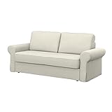 Soferia Kompatible Ersatzbezug fur BACKABRO 3er-Bettsofa, Stoff Softi Beige, Beige
