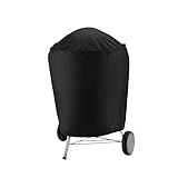 Yardwe Outdoor-Grill-Außenabdeckung Rostfreie Grillabdeckung Für Den Außenbereich Uv-Beständige Möbelabdeckung Grill-Staubschutz Wasserfeste Möbelabdeckung Schwarz Praktische
