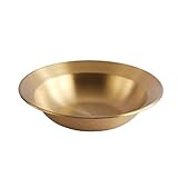 MJWDP Edelstahlbecken verdickte Strohhutscheibe Gemüseteller Suppenteller Nudelsalatteller (Color : D, Size : 30cm)