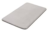 Kleine Wolke Badteppich Cony, Farbe: Silbergrau, Material: 100% Polyester, Größe: 60x100 cm