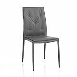 Wink Design Lilian Grey Set mit 4 Stuhl, grau, 44x51xH91 cm