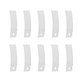 10 Stück rutschfeste Schubladenstopper aus transparentem PVC-Kunststoff für Kommoden, Schubladen, Reparaturwerkzeug, langlebig, kindersicher, für Kommode, transparente Kunststoffschränke