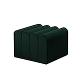 LEIGE Nordische Wohnzimmerorgel, Schuhhocker, Schminkhocker, Sofahocker, Niedriger Hocker (Color : Argento, Size : One Size)