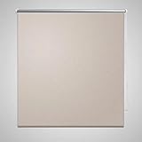 Rollo Verdunkelungsrollo 120 x 175 cm Beige, Kettenartikelfarbe-weiß