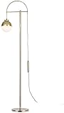 JYDQM Stehlampen, Klassische Moderne Bodenbeleuchtung, Stehlampe, Augenschutzlampe, Für Das Leben, Ein Verstellbares Antikes Messing -Lampe, Schlafzimmer, Büro/Weiss
