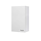 Flex Well Küchen-Hängeschrank UNNA - Oberschrank vielseitig einsetzbar - 1-türig - Breite 50 cm - Höhe 89 cm - Weiß