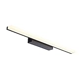 LED-Spiegelleuchte für Badezimmer, Bad, Spiegellampe, kein Flimmern, Spiegelfront-/Wandbeleuchtung, kein Flimmern, LED-Schrankleuchte, Wandlampen für Schlafzimmer, warmes Licht, (12 W/50 cm) (warmes