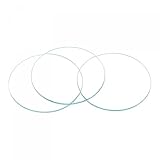 sourcing map 8Pack 45mm Uhrglas Kristalllinse Einkuppel 1.5mm Randstärke für Reparatur Klar