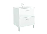 Cygnus Bath troya badmöbel, Holz, weiß, de baño 70 cm Color Blanco (Solo mueble)