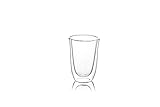 YEM 6 x 250ml doppelwandige Thermo-Gläser, für Latte Macchiato, Cocktails, Desserts, Tee Glas-Set, Doppelwandgläser, Caffeine
