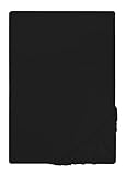 Traumhaft Schlafen - Castell - Markenbettwäsche 0077113 Spannbetttuch Jersey Stretch (Matratzenhöhe max. 22 cm) 1x 180x200 cm - 200x200 cm, schwarz