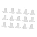 SEWACC 30 Stück Vorhang-Zubehör Mini-Leiter Mini-Zubehör Mini-Vorhangschiene Leiter Kordelstecker Vorhangschienen-Haken Für Vorhänge Blindstopfen Ersatz-Pom-Schienenstopfen Für