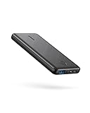 Anker PowerCore Slim 10000, extrem dünne Powerbank, kompakter 10000mAh externer Akku, High Speed PowerIQ und VoltageBoost Ladetechnologien, Powerbank für iPhone, Samsung Galaxy und mehr