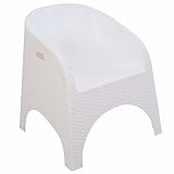 Briconess.com Outdoor-Sessel, Rattan-Effekt, 75 x 75 x 80 cm, Lounge