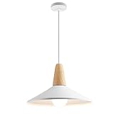 HAIIQU Kegelfarbene Lampenschirm-Pendelleuchte Hängende Pendelleuchten In Kirchturmform Innendecken-/Tischlampen-Trommel-Lichtschirm Moderne, Stilvolle Kronleuchter Mit E27-Glühbirne Für Kaffeebar