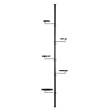 Rivanto® Teleskop-Pflanzen-Etagere Größe L, bis 301 cm, verzinkter Stahl, 5 Ablagen für Blumen & Dekoration