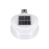 TONPOP Südostasien PC-Wandleuchte für den Außenbereich, Solar-Induktions-Wandleuchte, LED-Chip, wasserdichte Wandlaterne für Balkon, Terrasse, Veranda, ummauer