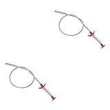 Alipis 2 Stück Reinigungswerkzeuge Sanitärwerkzeuge Abflussreinigungswerkzeug Für Haare Abflussreiniger Stäbchen Abflussreiniger Schlange Abflussrohr Biegsamer Mülleimer