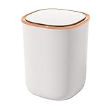 12L Smart Sensor Mülleimer Küche Badezimmer Toilette Mülleimer atic Induction Wasserdichter Mülleimer mit Deckel (Color : White Size : 12L) liuguifeng (Color : Bianco, Size : 12L)
