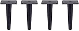FIAVUS 4 Stück konischer Edelstahl, Sofa, Nachttisch, Möbelbeine, Couchtisch, Möbelbeine, TV-Schrank, DIY-Teile, Unterstützung. fangdanwang