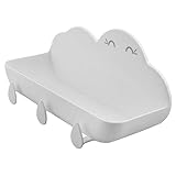 Levemolo Wolkenregal Dekorativer Aufbewahrungskorb Regale Zur Aufbewahrung Wandmontierte Weinlagerregale Küchenregale Bar-Seifenschale Wand-Duschregale Küchen-Organizer