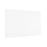 Bilderwelten Küchenrückwand aus Glas 40 x 60 cm Weiß Panorama Spritzschutzglas