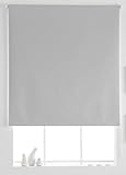 Estoralis Dracarys seitenzug-Rollo zum Abdunkeln, Lichtundurchlässig, 140 x 175 cm. Farbe Weiße