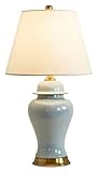 Tischlampe Keramik Wohnzimmer Große Tischlampe Bett Nachttischleuchte Einfach und Warm Stil Arbeitszimmer Licht Dekorative Lichter