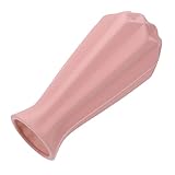 Yardwe Vase Mit Schwarzem Rand Rosendekor Rustikaler Esstisch Vintage-Glasvase Pflanze Rustikale Keramikvase Blumenbehälter Reine Farbe Blumentopf Blumentopf Dekor